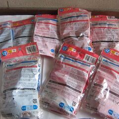 のびのび手袋　８点(赤5点　青３点)の画像