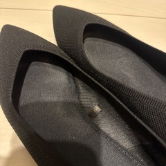 GU ウォッシャブルニットフラットシューズ 25.0cmの画像