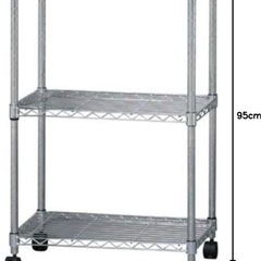 【年内処分・まとめ割あり】アイリスオーヤマ メタルラック　美品 大阪市中央区  の画像