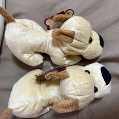 犬 ぬいぐるみ 2セットの画像