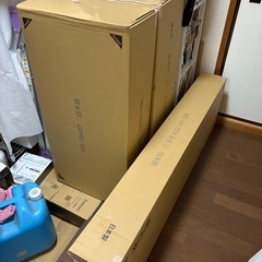 新品　ハイタイプテレビ台とキャビネット
の画像