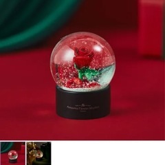 青山フラワーマーケット オリジナルスノードーム「ROSE」の画像