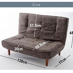 2人掛け ハイバック PVCソファ  引き取りに来ていただける方の画像
