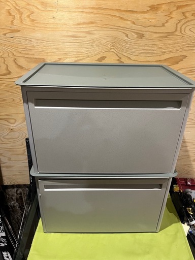 Tupperware マルチオーガナイザーワイドサイドドア付き2個セット (amo