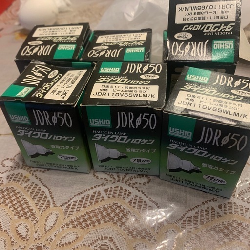 USHIOダイロクハロゲン　電球　6個セット ウシオ(USHIO) LDR100V6W ダイクロハロゲン形 LED電球 E11口金 40W形 