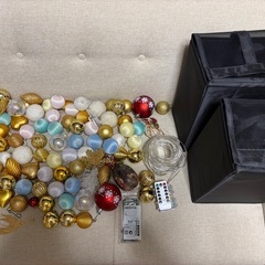 オーナメント、ライト、部品、収納セットの画像