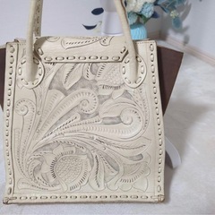 早い者勝ち！定価4万Carving Tribes カービングバッグ　レザーバッグ の画像