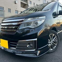 8人乗り☆ガソリン代 節約☆S-HYBRID入りました‼️26年式☆月々1.2万円〜分割払い可❗️車検2年付き！大人気☆ニッサン セレナライダー☆フリップダウンモニター付き☆Bluetooth対応ナビ☆走行中DVD見れます☆ETC☆バックカメラ☆ドラレコ付きのフル装備☆両側電動スライドドア☆ウィンカーミラー☆フル装備☆社外アルミ☆車内広々三列シート‼️の画像