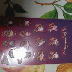 サンリオのクリスマスのシール２枚の画像