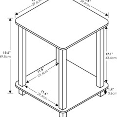 【年内処分・まとめ割あり】2個セットサイドテーブル　美品 大阪市中央区 の画像