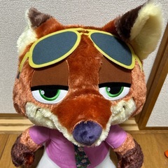 ズートピア　ニック　　ぬいぐるみの画像