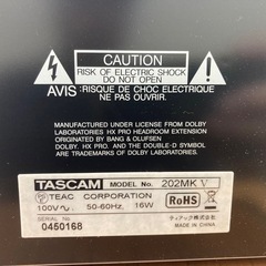 カセットデッキ
の画像