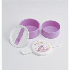 送料別　　新品　サンリオ　クロミ　フォーク付きランチボックスの画像