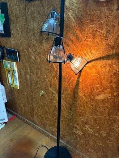 L2103 フロアライト インダストリアル ヴィンテージ風 フレーム歪みあり