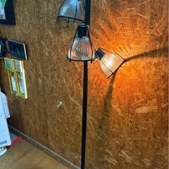 L2103 フロアライト インダストリアル ヴィンテージ風 フレーム歪みありの画像