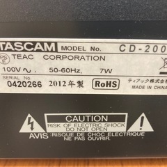 CDデッキの画像