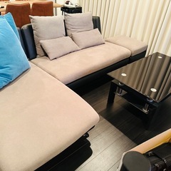 ソファ、テーブルセットの画像