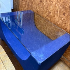 L2104 ガラス天板ローテーブルの画像