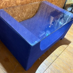 L2104 ガラス天板ローテーブルの画像