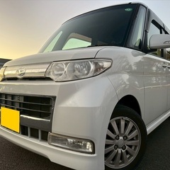 Bluetoothナビ付き☆月々9千円〜分割可❗️車検2年付き！【名義変更代込み】広い車内！大人気‼️ダイハツ タントカスタム☆Bluetoothナビ付き☆走行中DVD見れます☆純正アルミ☆電動スライドドア☆ドライブレコーダー☆そのまま乗って帰れます！の画像