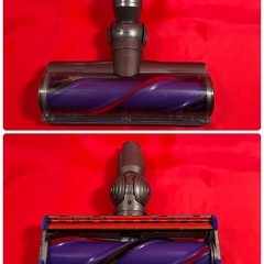 ダイソン① SV14V11 ２タイプヘッドから選択式　純正美品パイプ装着　補強型トリガー装着　新品交換用フィルター付　フルパーツの画像