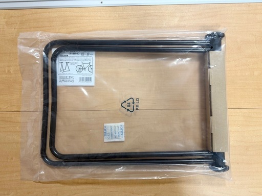 【廃盤品／中古】折りたたみ式アルミ製ハイスタンド２本セット価格 折りたたみ式器械台(2段) カート(折りたたみ) 24-7273-00 トクヤマ HEA