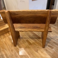 天然木ベンチ
の画像