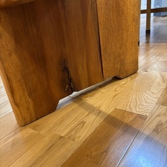 天然木ベンチ
の画像