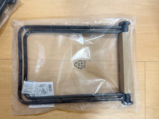 【廃盤品／中古】折りたたみ式アルミ製ハイスタンド２本セット価格 折りたたみ式器械台(2段) カート(折りたたみ) 24-7273-00 トクヤマ HEA