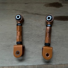  鬼キャン用  S14 S15 トラクションロッド ハイパーネガキャン 専用 スキッドレーシング 調整式 の画像