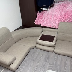 コーナーローソファ4点セットの画像