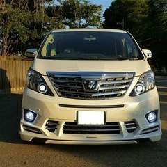 20アルファード後期　ケンスタイルハーフエアロの画像