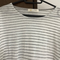 Lサイズ　ボーダー　シャツの画像