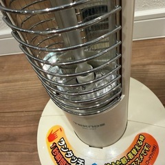 テクノス タワー型電気ヒーター 省スペース　1秒瞬間速暖　ホワイトの画像