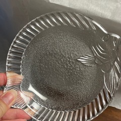 【未使用】ガラス皿（魚）11枚セットの画像