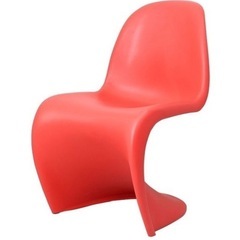 ヴェルナー・パントン パントンチェア レッド つやなし
の画像