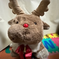 トナカイぬいぐるみ 大･小セットの画像