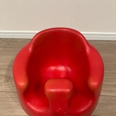 ベビー用ソファ（バンボタイプ）赤／使用感あり／手渡しの画像