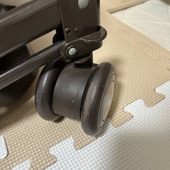 Aprica　ハイローベッド＆チェア　ユラリズム　くまさんと一緒（ブラウン）の画像