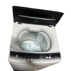 【ジ1221-09】年式最新❗️中古品にしては綺麗な状態‼️ Haier 洗濯機2023年の画像
