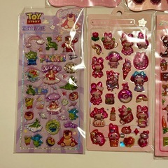 ボンボンドロップシール　桃シール　5枚セットの画像