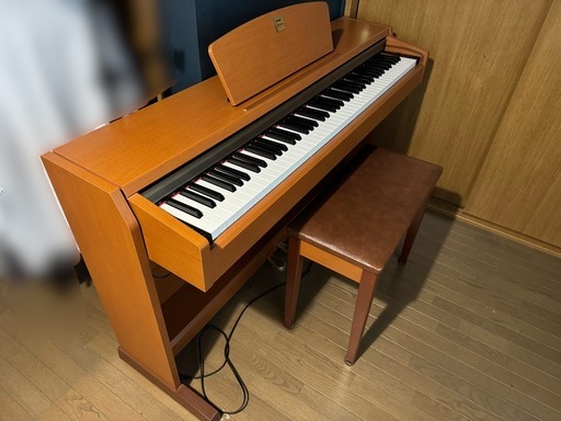 【取引終了】YAMAHA 電子ピアノ クラビノーバ CLP-220 椅子付【分解渡し・全鍵盤音出しOK】