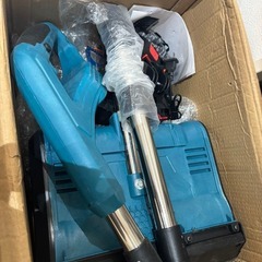 コードレス 電動 除雪機 マキタ互換 バッテリー2個付きの画像