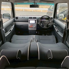 お買い得‼️月々9千円〜分割払い可❗️車検2年付き！【名義変更代込み】車内広い！大人気☆ムーブコンテ☆人気の4WD☆SDナビ付き☆走行中DVD見れます☆ETC付き☆フルオートエアコン☆ドライブレコーダー付きのフル装備☆社外アルミ☆そのまま乗って帰れます‼️の画像