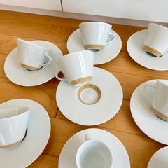 【新品同様】ネスプレッソ　カップアンドソーサー　カップ＆ソーサー18セットの画像
