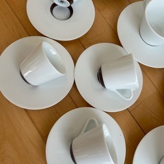 【新品同様】ネスプレッソ　カップアンドソーサー　カップ＆ソーサー18セットの画像