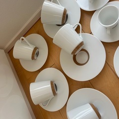 【新品同様】ネスプレッソ　カップアンドソーサー　カップ＆ソーサー18セットの画像