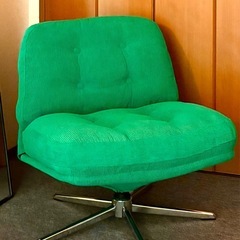 未使用 IKEA DYVLINGEディヴリンゲ 回転イージーチェア パーソナルチェア グリーン 緑の画像