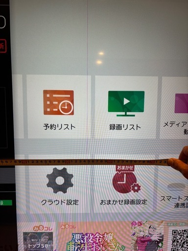 東芝REGZA 4K液晶テレビ 55型 55M520X 縦線2本有