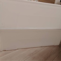 ニトリ押し入れケースワイド Mサイズ×2個の画像